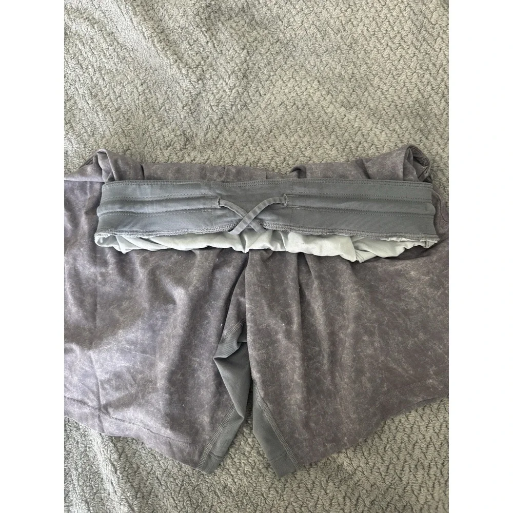 Lululemon T.H.E.‎ Shorts Linerless Stretch Men's Sz S Gray Gravel Dust Asphalt